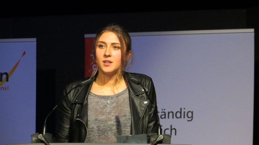 Lea beim Neujahrsempfang in der KGS Pattensen