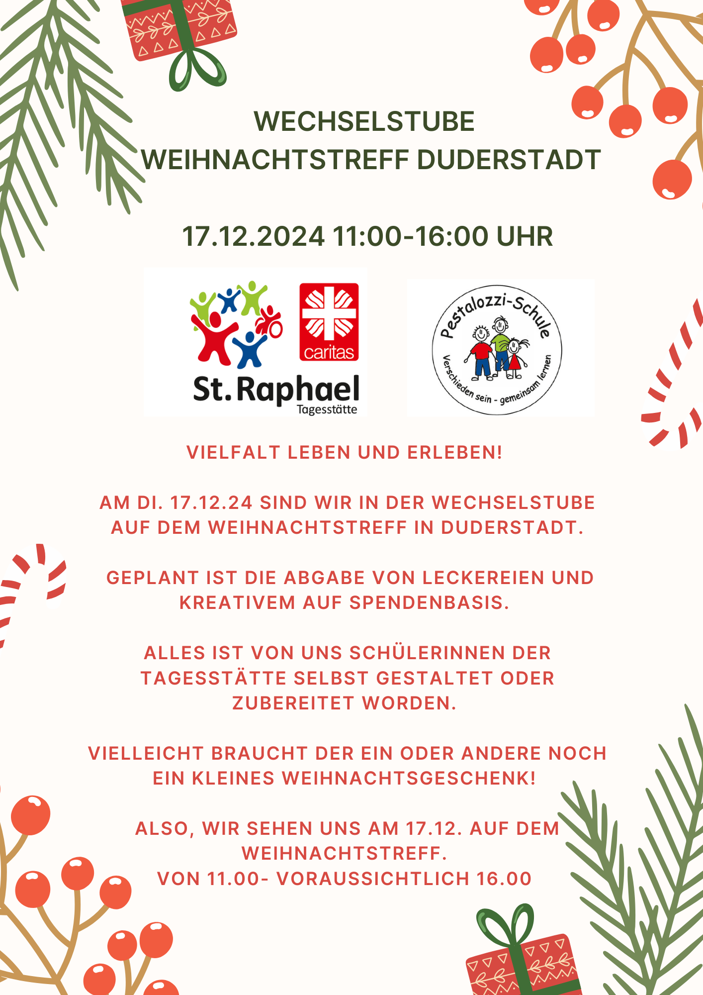 Weihnachtstreff am 17.12.24