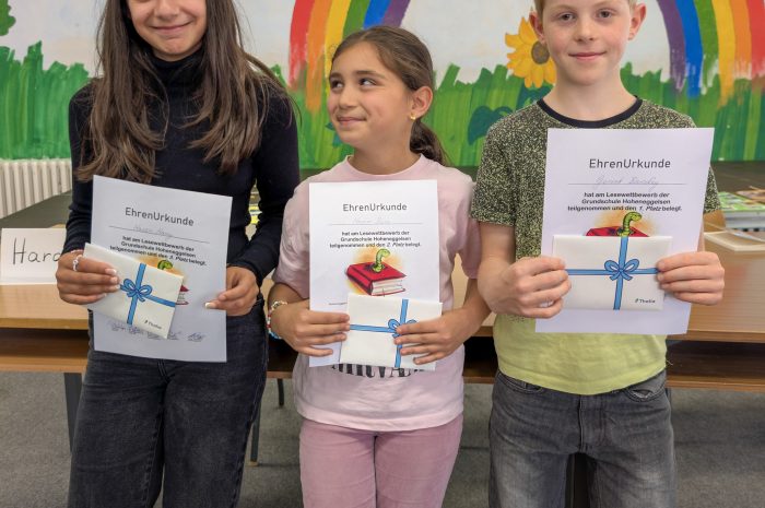 Lesewettbewerb der vierten Klasse