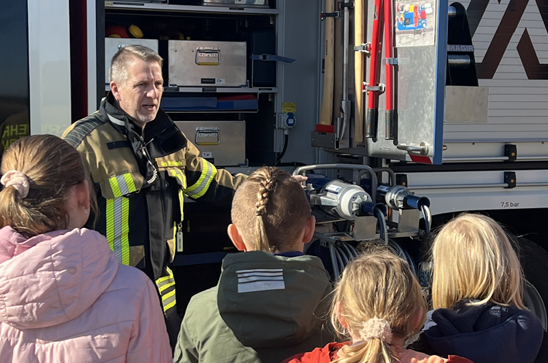 Bei der Feuerwehr