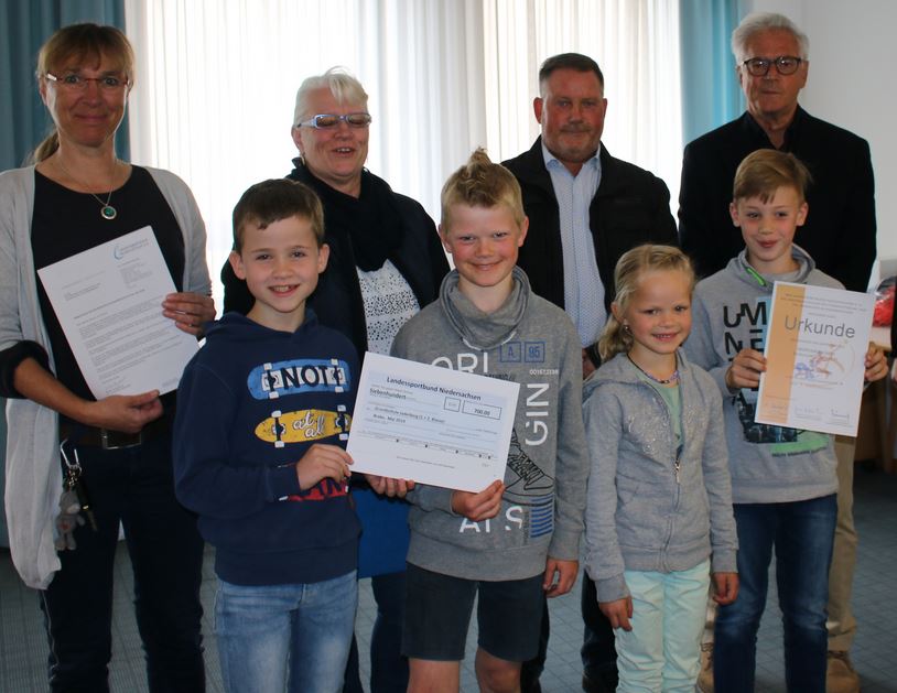 Die Siegerdelegation