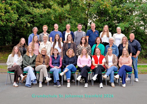 Das Team der St. Johannes Schule im Sommer 2026