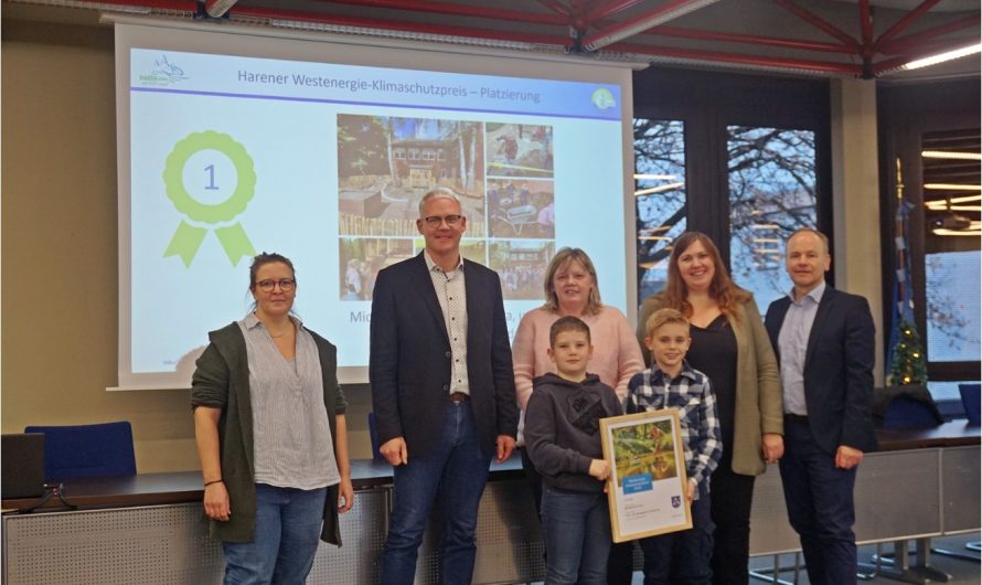 Michaelschule Tinnen gewinnt den Klimaschutzpreis der Stadt Haren (Ems)