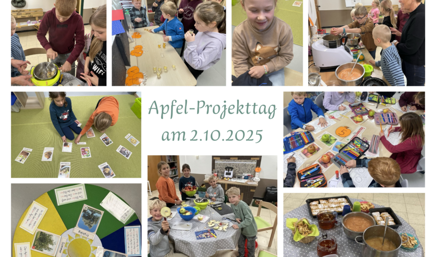 „Rund um den Apfel“ – Projekttag mit vielen Angeboten