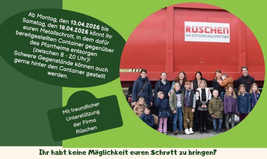 Metallschrott-Sammelaktion