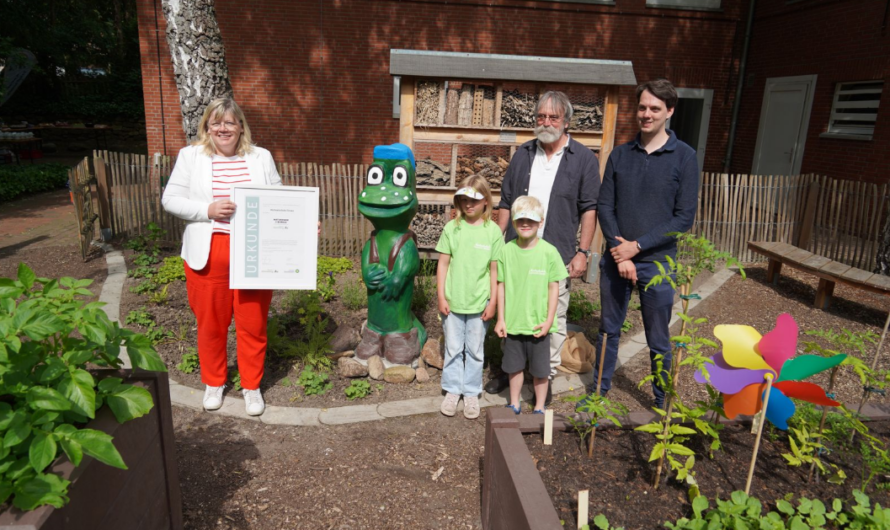 Die Michaelschule Tinnen ist jetzt offiziell Naturparkschule!
