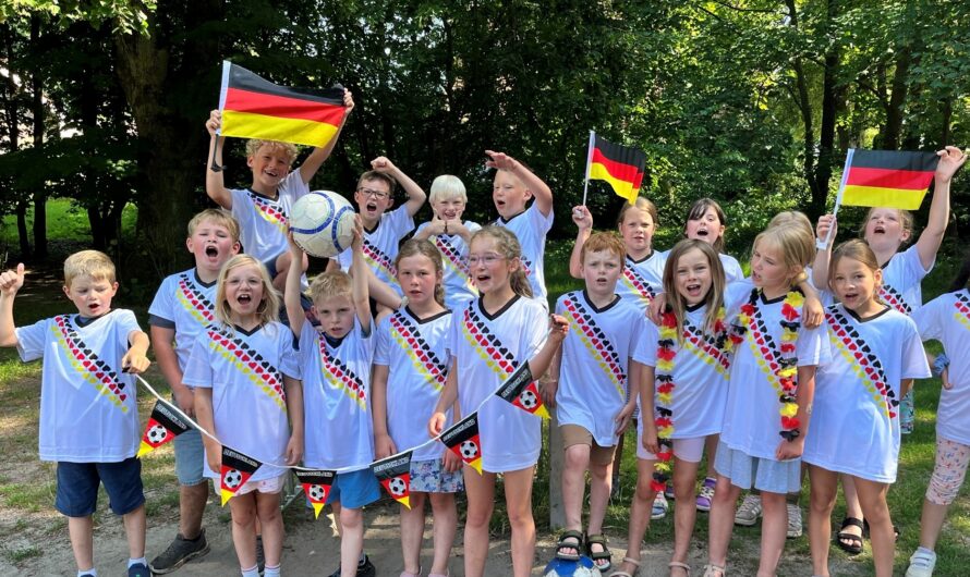 Klasse 1 und 2 im WM-Fieber