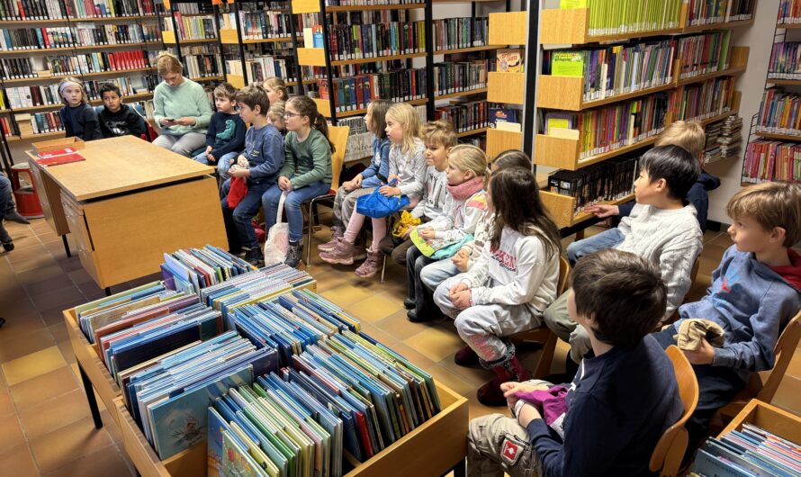 Besuch der Gemeindebücherei in Volkmarode