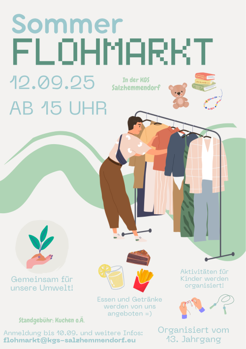 Sommer-Flohmarkt in der KGS Salzhemmendorf