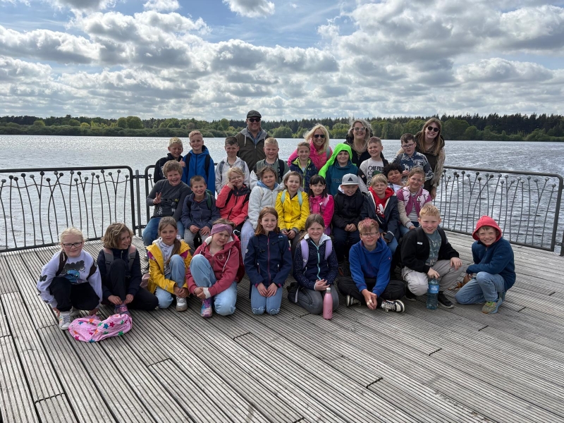 Erbsensuppe, Stockbrot und viel Lauferei: Bären und Löwen auf Klassenfahrt