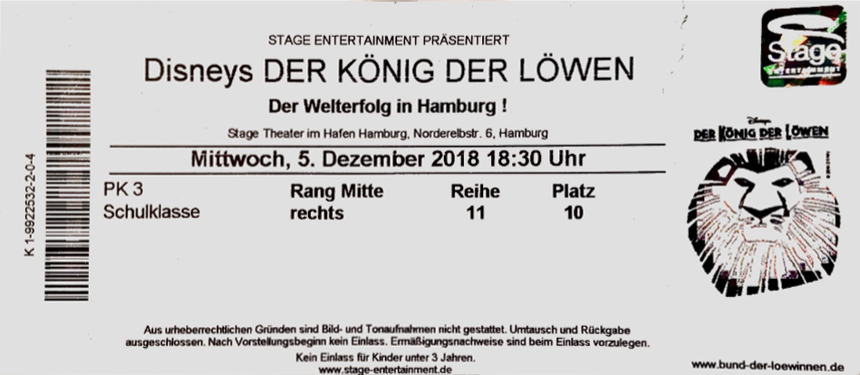 Der Welterfolg in Hamburg!