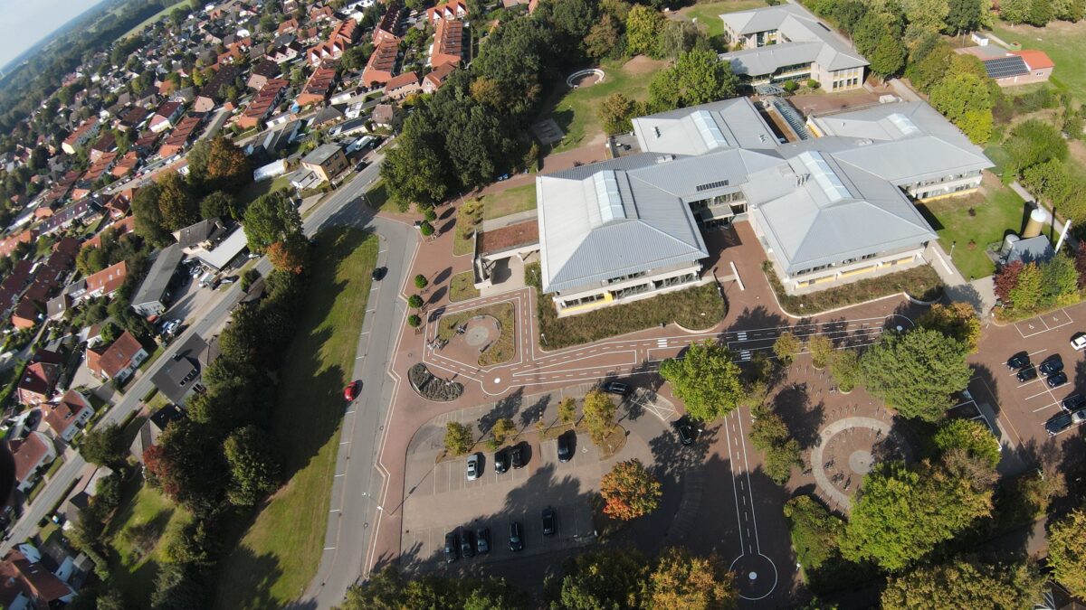 Verkehrsübungsplatz  - Foto aus der Drohnen-AG von Herrn Tschorn