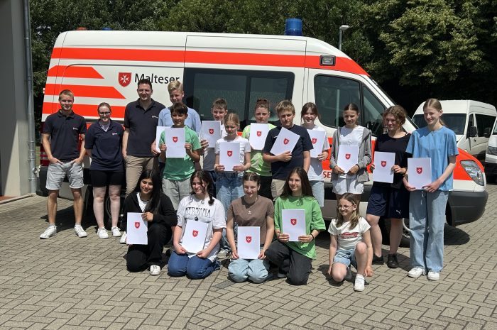 Neue Schulsanis an der Realschule