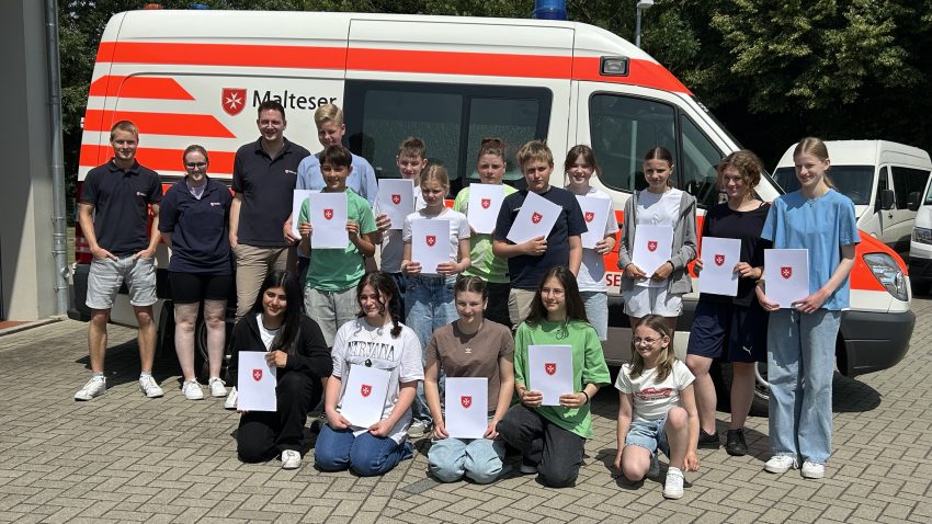 Neue Schulsanis an der Realschule