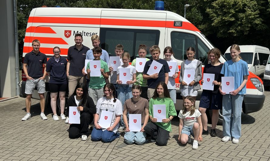 Neue Schulsanis an der Realschule