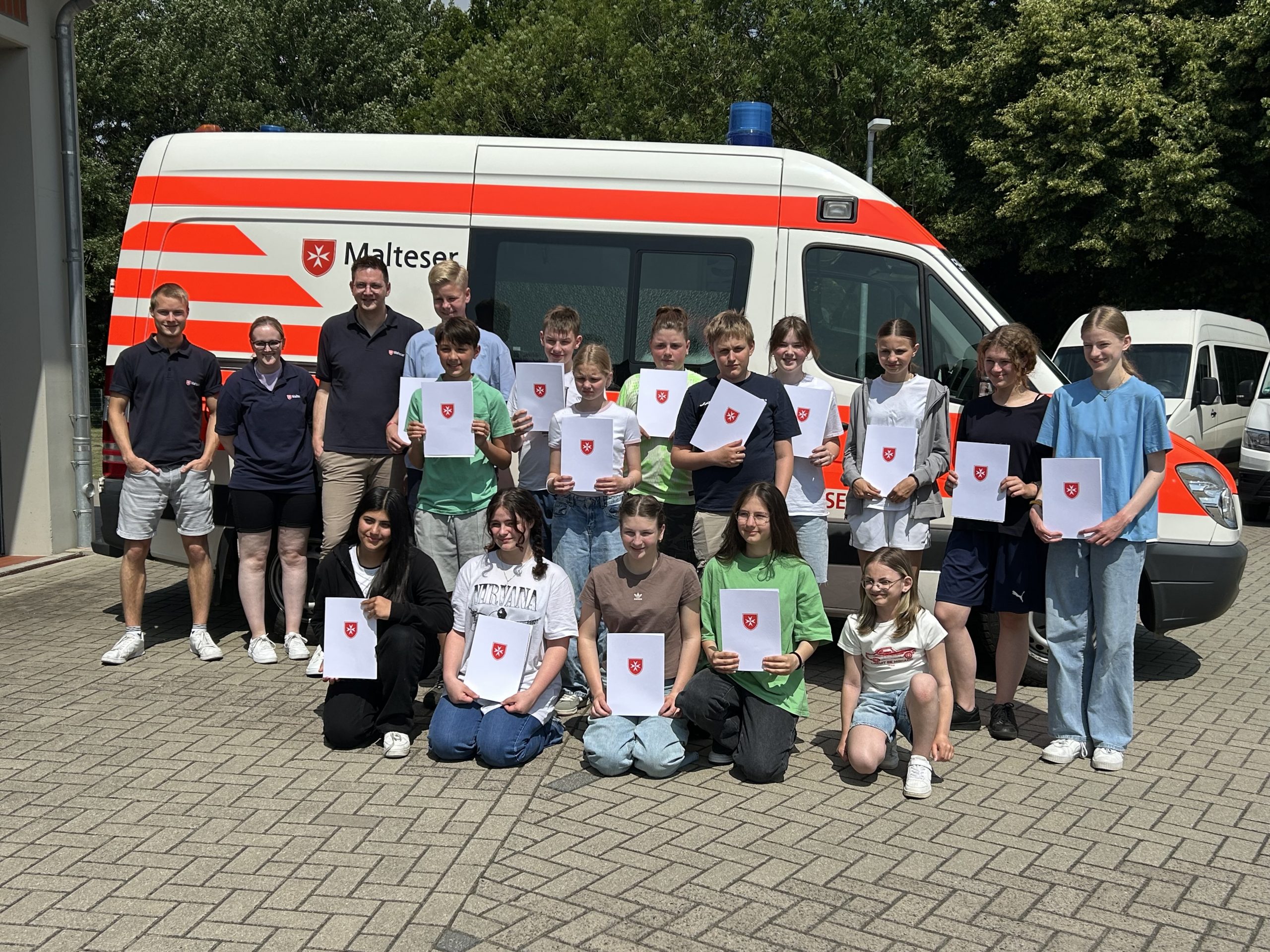 Neue Schulsanis an der Realschule