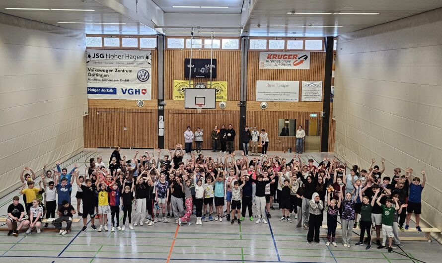 Abtreffballturnier der 5. und 6. Klassen der Schule am Hohen Hagen