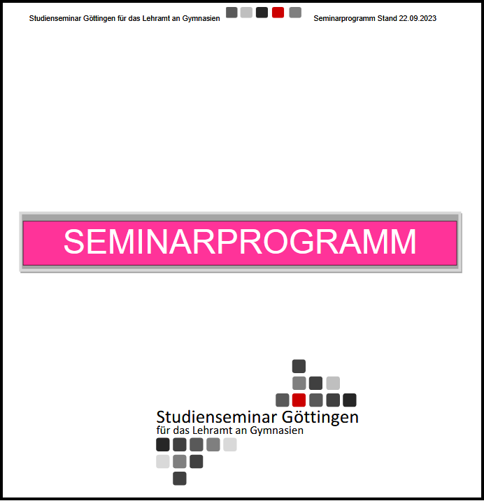 Seminarprogramm Inhalt