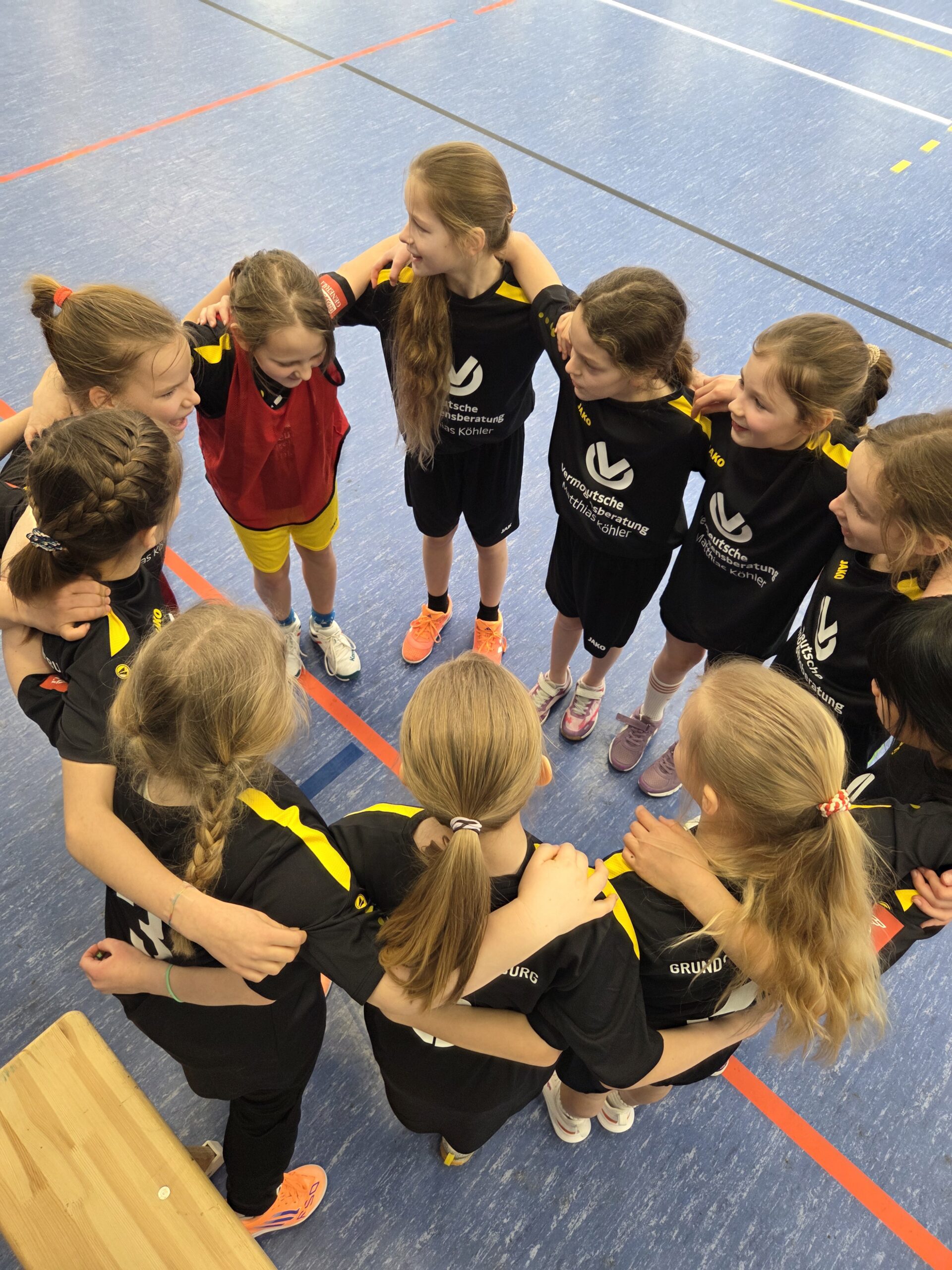 Handballteam der Mädchen